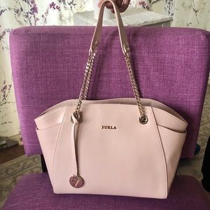 Furla Bag - Julia Medium Magnolia Light Pink Tote